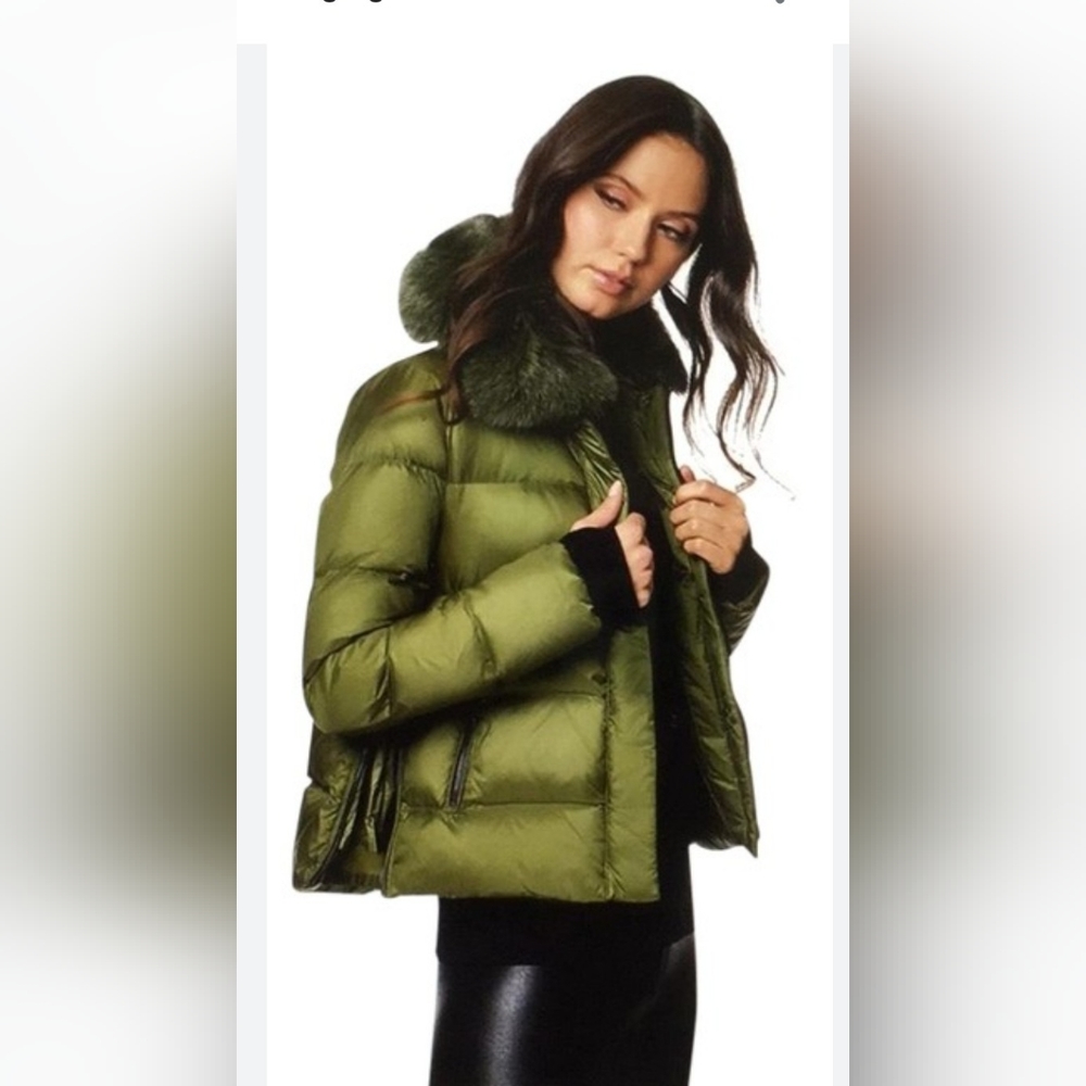 Dawn levy green jacket  size small